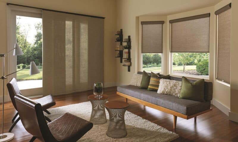 Solar Shades Sliding Panels