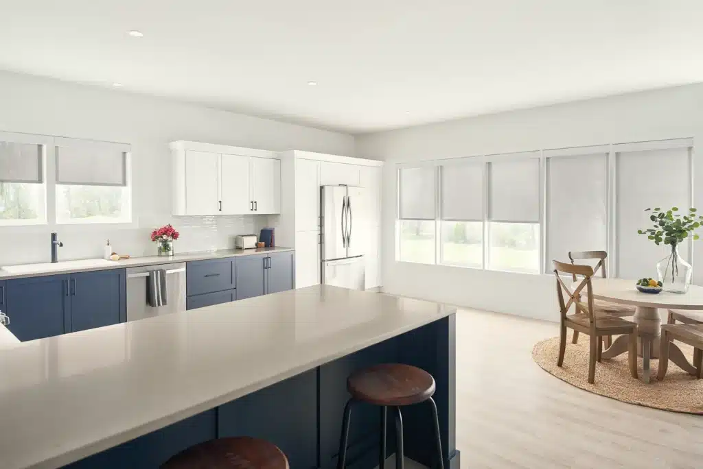 White-Solar-Shades-Kitchen White Solar Shades Kitchen