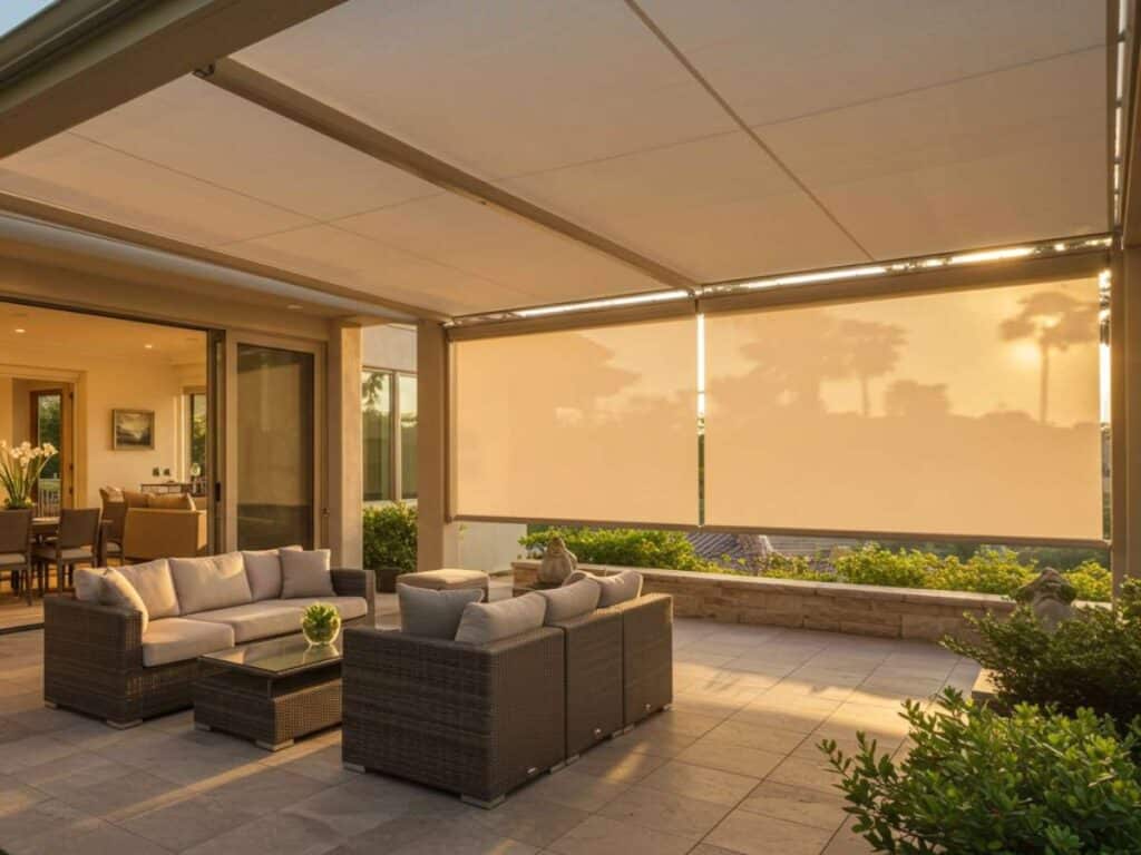 Outdoor Shade Installation Near Lake Mendota Madison WI